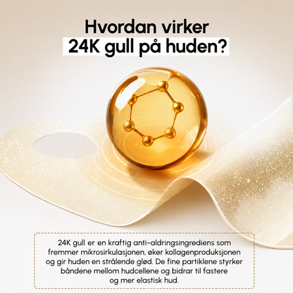 24K Gull V-Line Løftemaske 4 STK